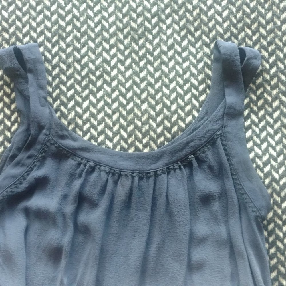 100% Silk Ombre Tank Top - Picture 5 of 6